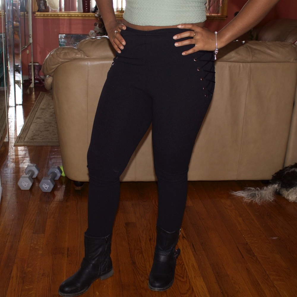 Zippered combat boots